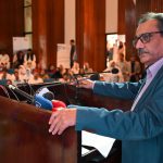 Dr Shafqat Munir is speaking